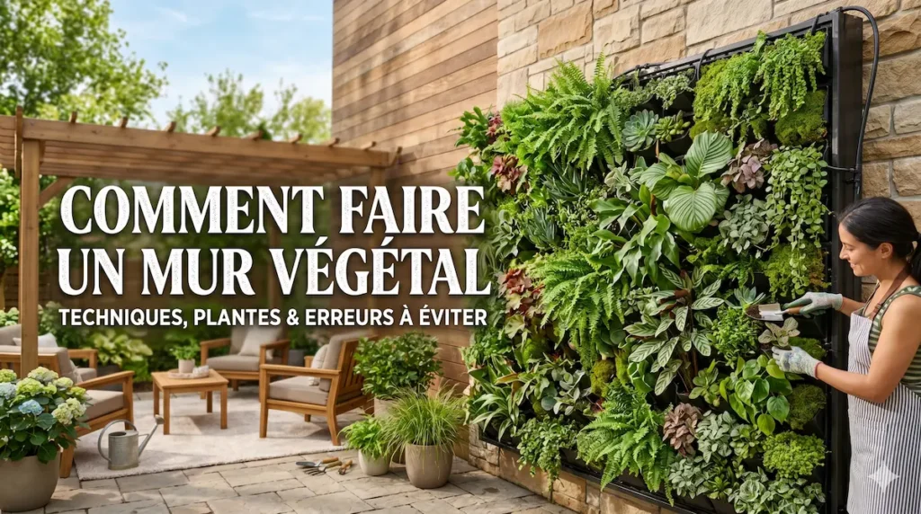 comment faire un mur végétal