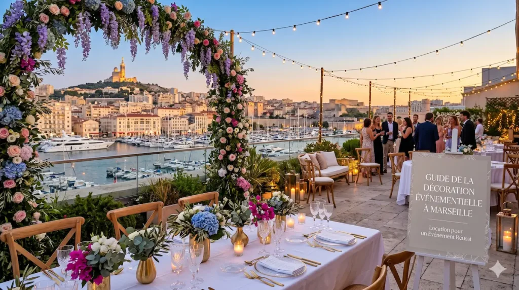 Location de décorations événementielles à Marseille : guide complet 2026
